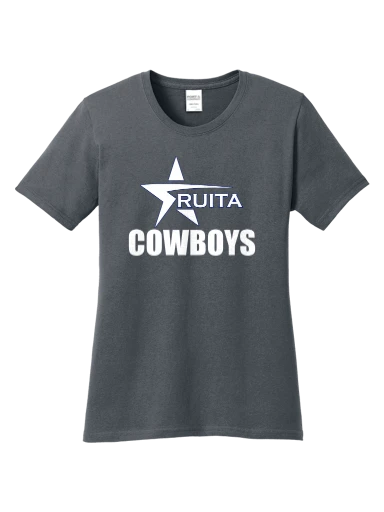 GVYF Cowboys Women's Core Cotton Tee preview, front