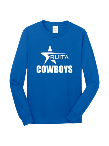 GVYF Cowboys Long Sleeve Core Cotton Tee preview, front