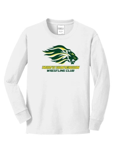 Port & Co Youth Long Sleeve Core Cotton Tee preview, front
