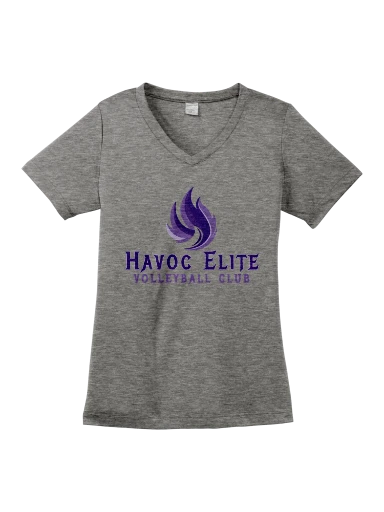 Sport-Tek Women's PosiCharge Competitor V-Neck Tee preview, front