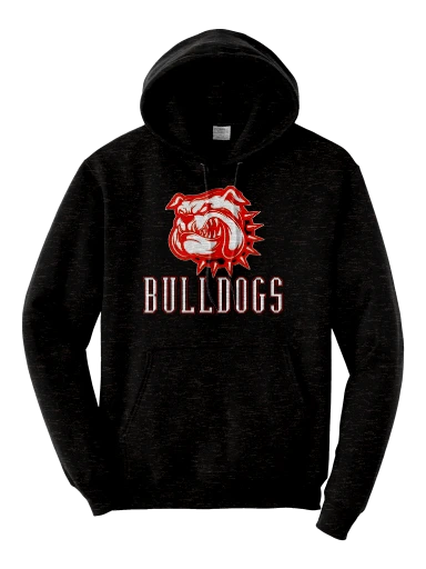 GVYF Bulldogs Core Fleece Pullover Hooded Sweatshirt preview, front