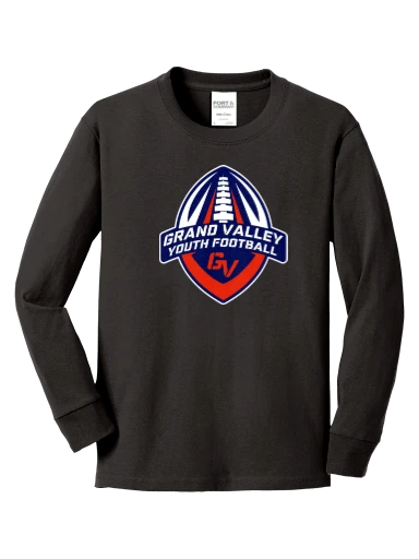 Youth Long Sleeve Core Cotton Tee preview, front