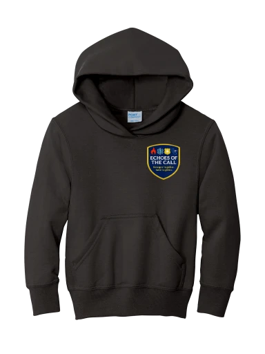 Port & Co Youth Core Fleece Pullover Hooded Sweatshirt preview, front