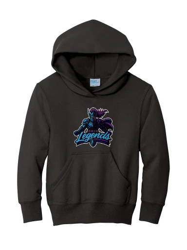 Youth Cotton Hoodie preview, front