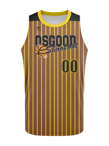 Men's Basketball Jersey Brown preview, front