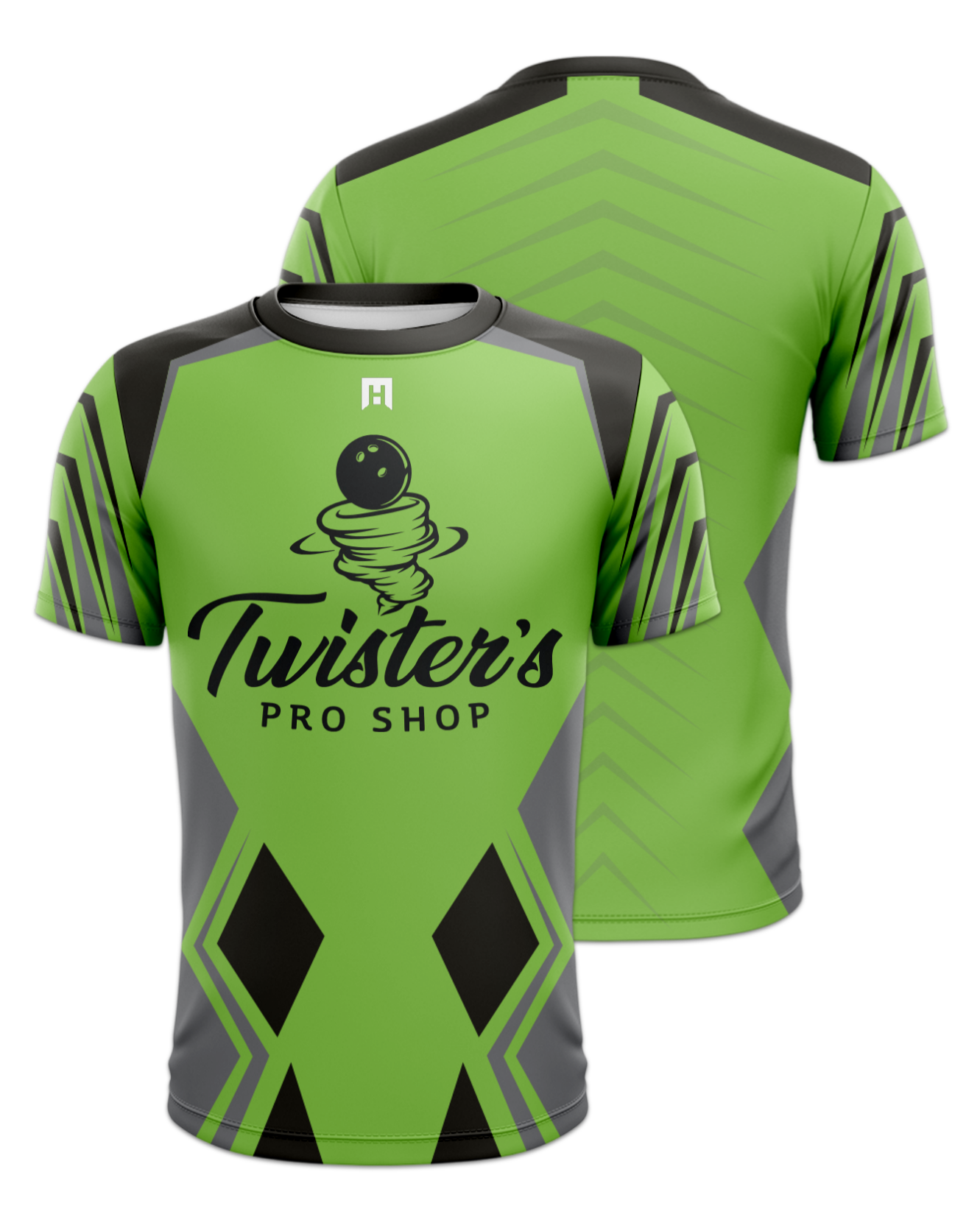 Rendered product preview, stack