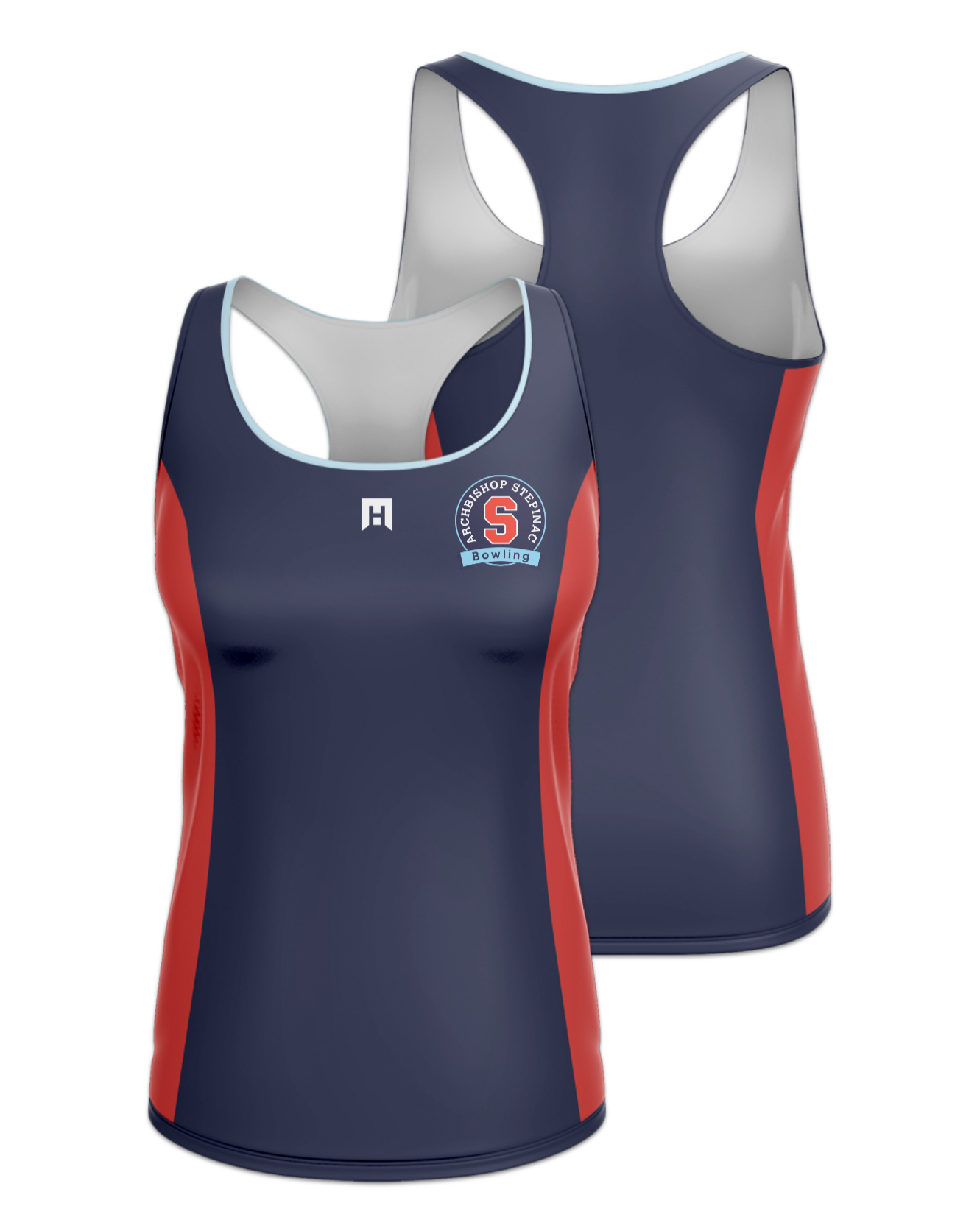 Rendered product preview, stack