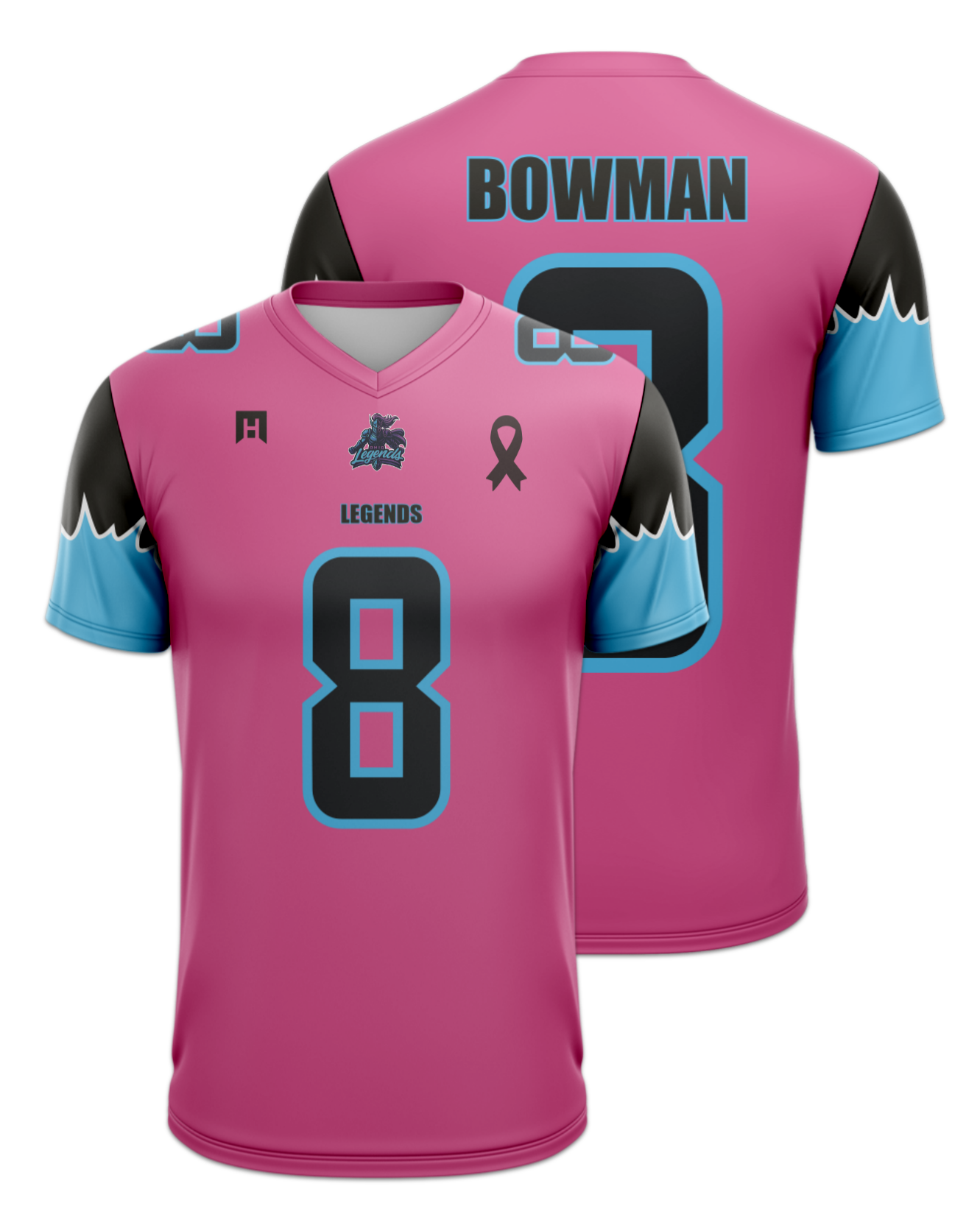 Rendered product preview, stack