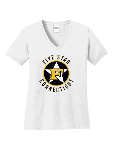 Port & Co Women's Core Cotton V-Neck Tee preview, front