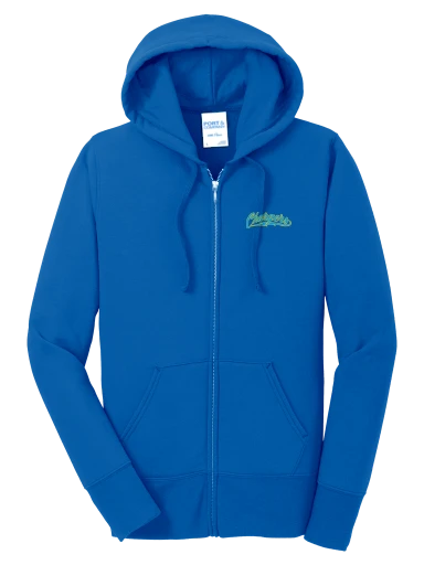 GVYF Chargers Women's Core Fleece Full-Zip Hooded Sweatshirt preview, front