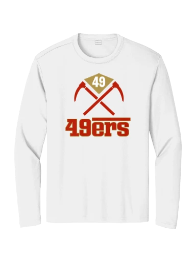 GVYF 49ers Long Sleeve PosiCharge Competitor Tee preview, front