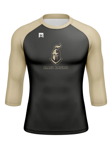 Men’s Compression Raglan Long Sleeve Rash Guard preview, front