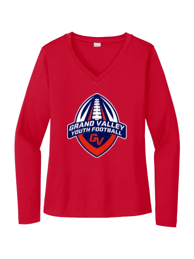Women's Long Sleeve PosiCharge Competitor V-Neck Tee preview, front