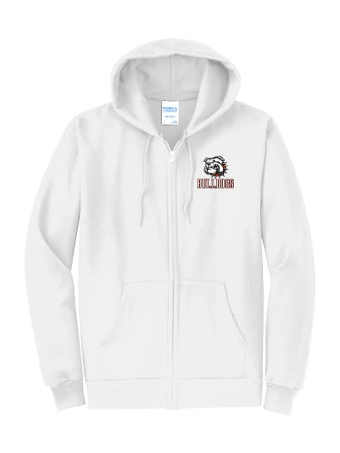 GVYF Bulldogs Core Fleece Full-Zip Hooded Sweatshirt preview, front