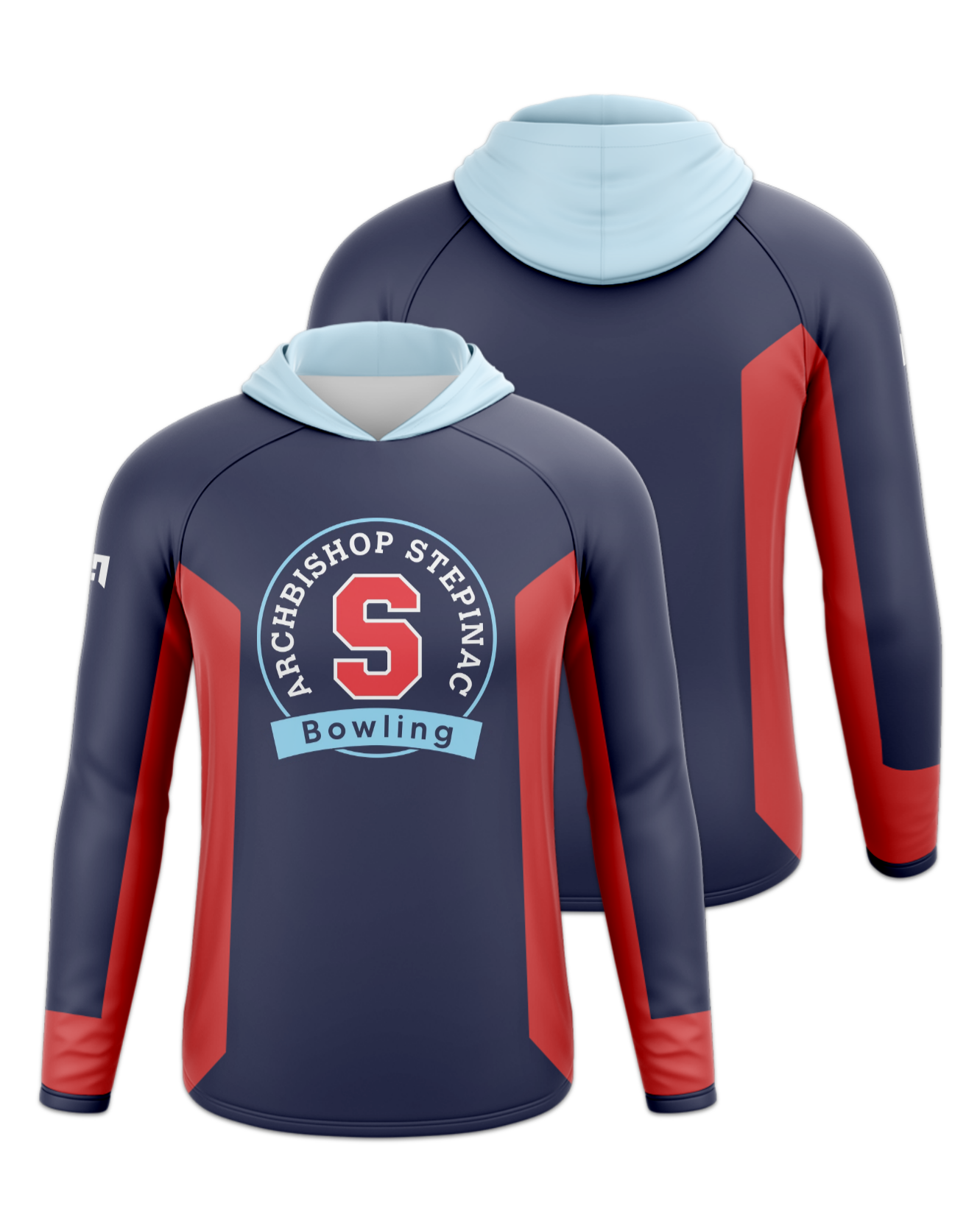 Rendered product preview, stack