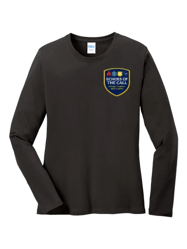 Port & Co Women's Long Sleeve Core Cotton Tee preview, front