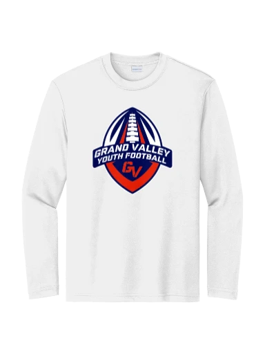 Youth Long Sleeve PosiCharge Competitor Tee preview, front