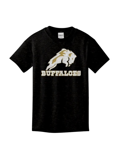 GVYF Buffaloes Youth Core Cotton Tee preview, front