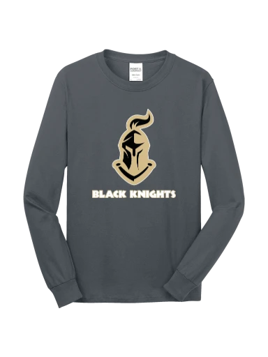 GVYF Black Knights Long Sleeve Core Cotton Tee preview, front