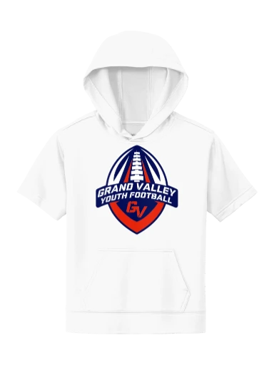 Youth Sport-Wick Fleece Short Sleeve Hooded Pullover preview, front