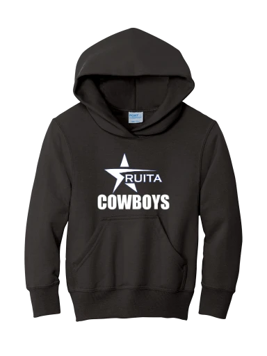 GVYF Cowboys Youth Core Fleece Pullover Hooded Sweatshirt preview, front
