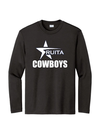 GVYF Cowboys Youth Long Sleeve PosiCharge Competitor Tee preview, front