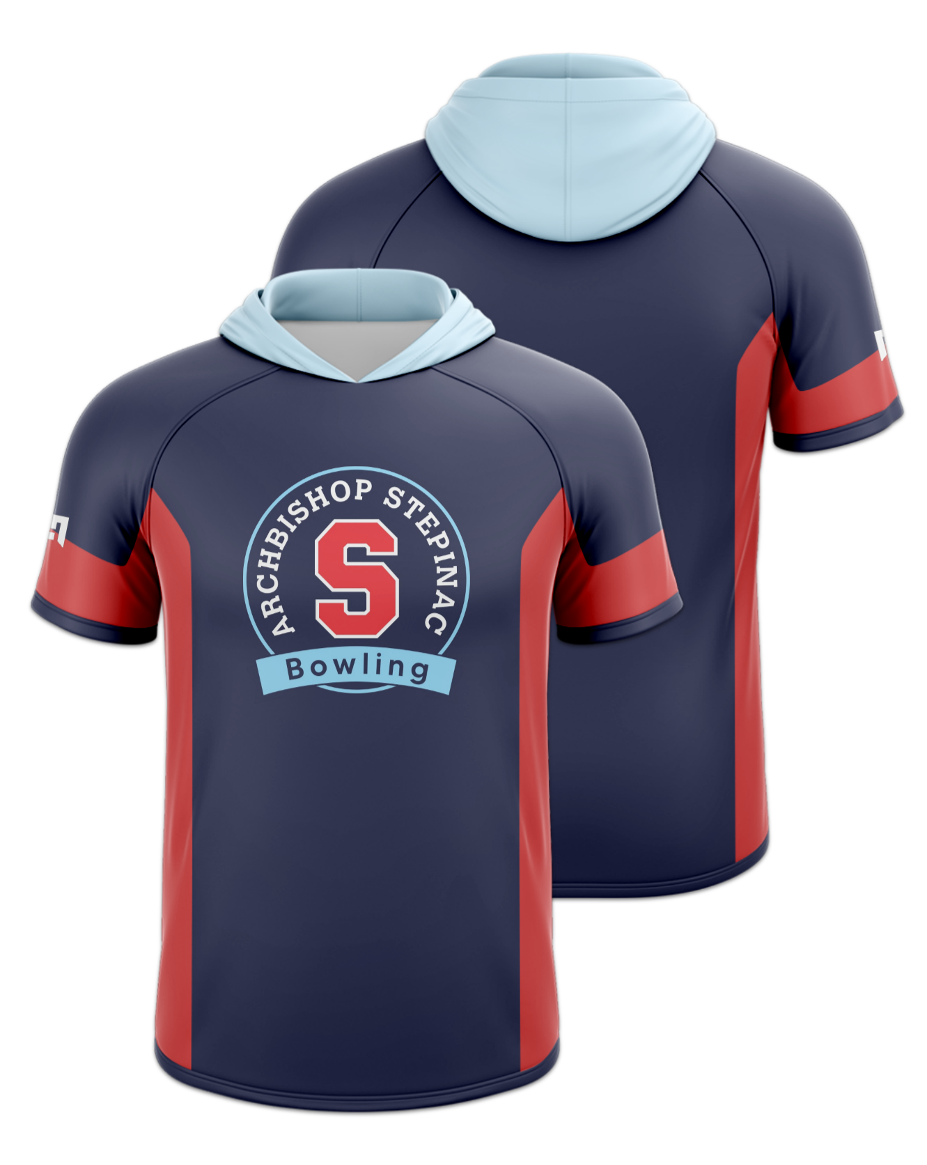 Rendered product preview, stack