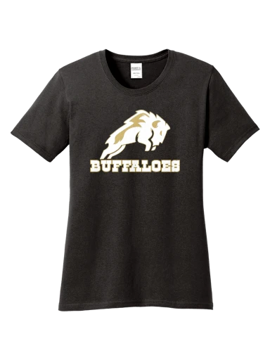 GVYF Buffaloes Women's Core Cotton Tee preview, front