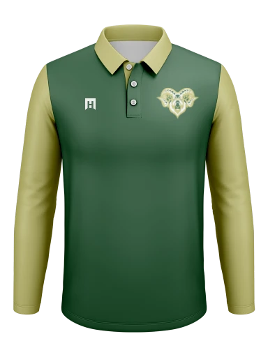 Men's Long Sleeve Polo preview, front