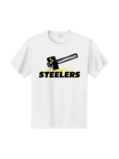 GVYF Steelers Youth PosiCharge Competitor Tee preview, front