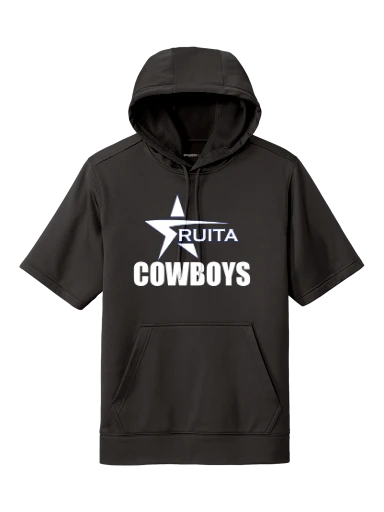 GVYF Cowboys Sport-Wick Fleece Short Sleeve Hooded Pullover preview, front