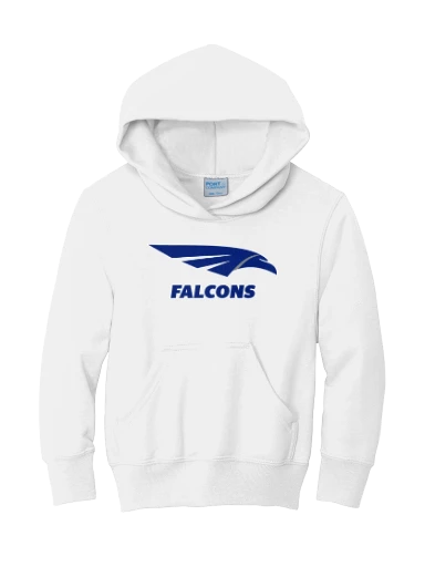 Youth Core Fleece Pullover Hooded Sweatshirt preview, front