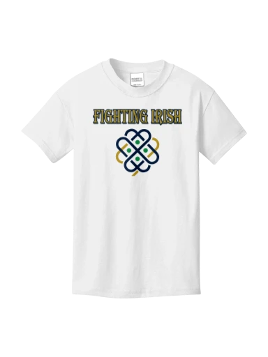 GVYF Fighting Irish Youth Core Cotton Tee preview, front