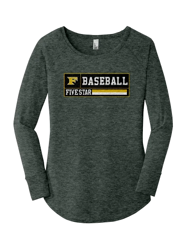 District Women's Perfect Tri Long Sleeve Tunic Tee preview, front
