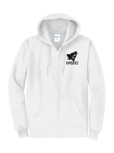 GVYF Raiders Core Fleece Full-Zip Hooded Sweatshirt preview, front
