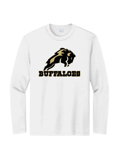 GVYF Buffaloes Youth Long Sleeve PosiCharge Competitor Tee preview, front