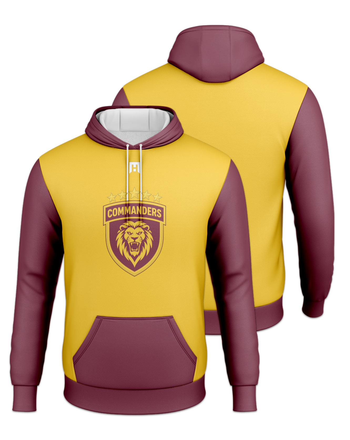 Rendered product preview, stack