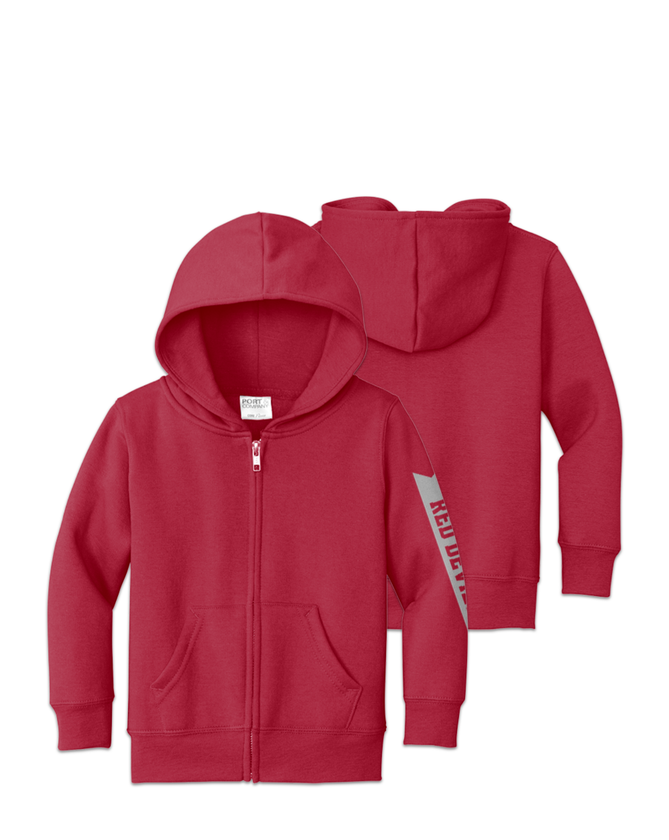 Rendered product preview, stack