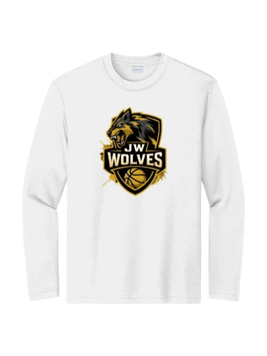 Youth Long Sleeve PosiCharge Competitor Tee preview, front