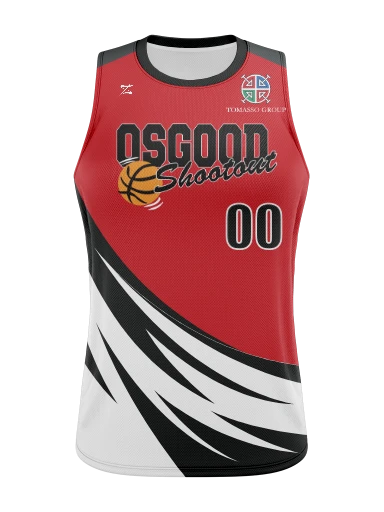 Ladies Basketball Jersey Red preview, front