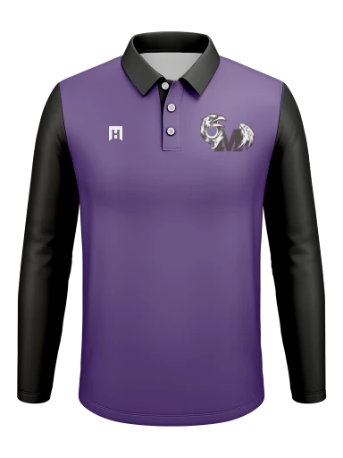 Men's Long Sleeve Polo preview, front