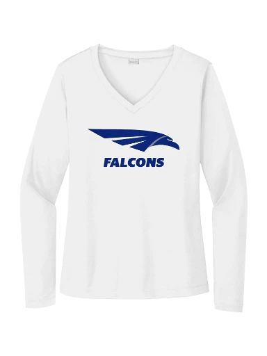 Women's Long Sleeve PosiCharge Competitor V-Neck Tee preview, front