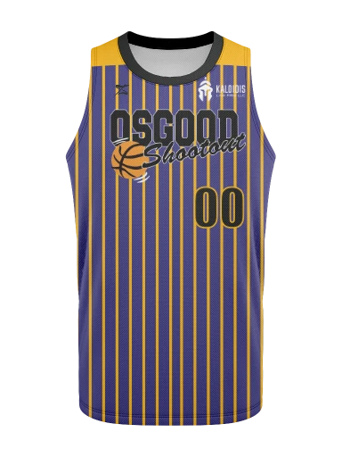 Men's Basketball Jersey Purple preview, front