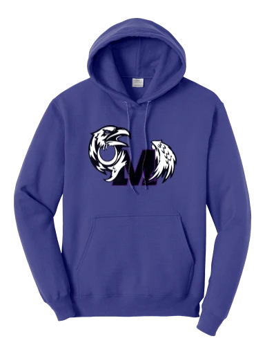 GVYF Ravens Core Fleece Pullover Hooded Sweatshirt preview, front