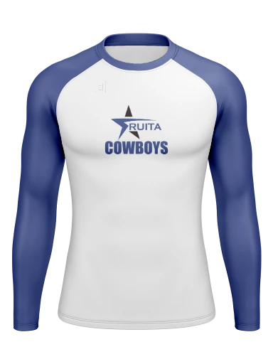 Men’s Compression Raglan Long Sleeve Rash Guard preview, front