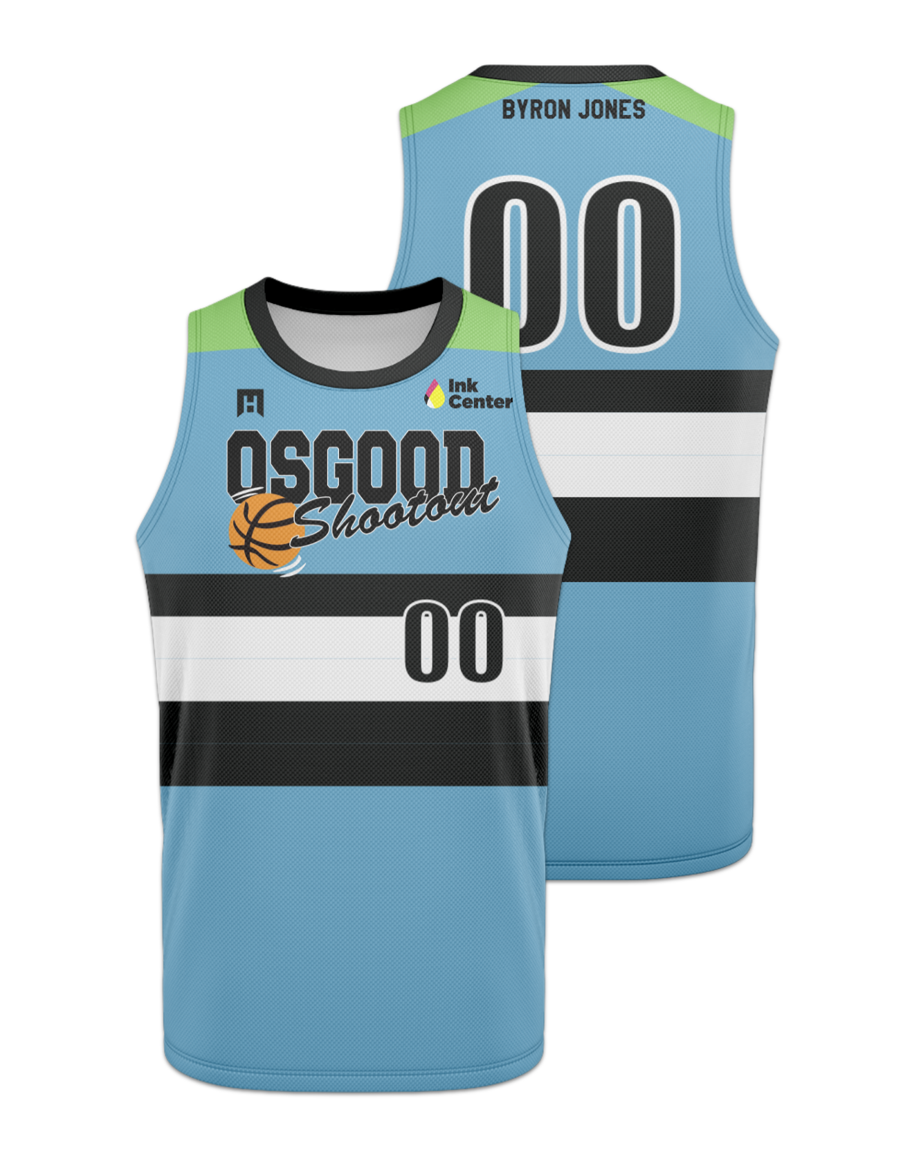 Rendered product preview, stack