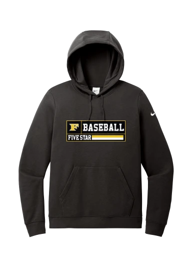 Nike Women's Club Fleece Sleeve Swoosh Pullover Hoodie preview, front