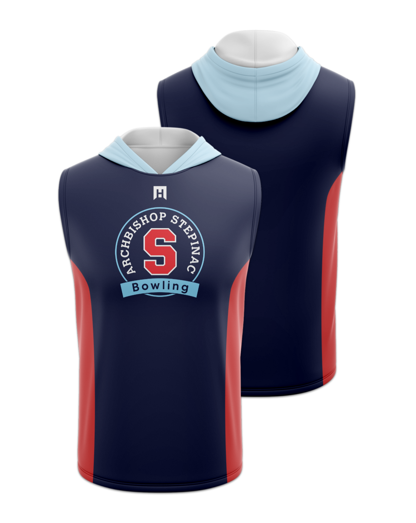 Rendered product preview, stack