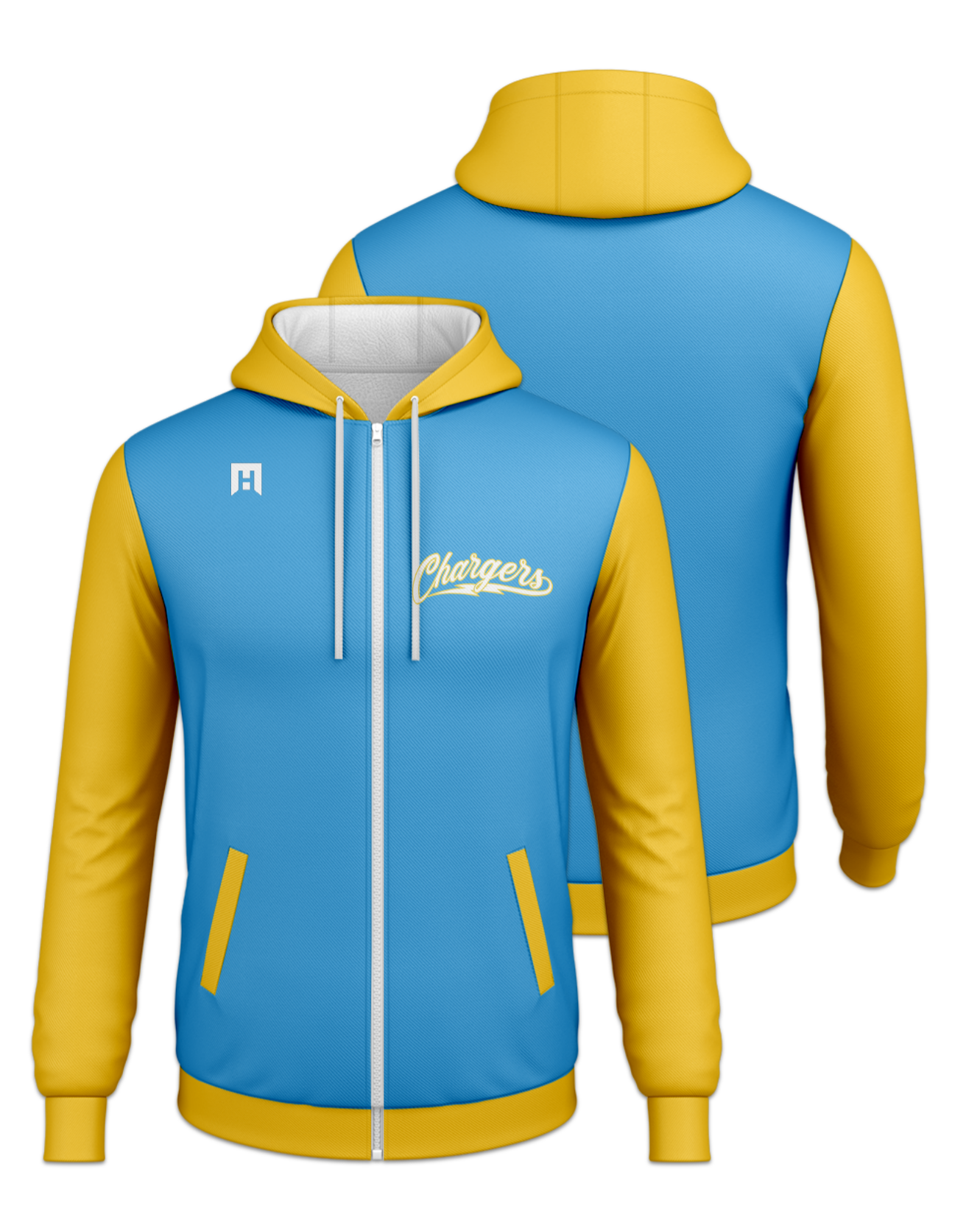 Rendered product preview, stack
