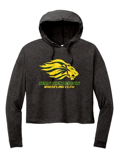 District Women's Perfect Tri Midi Long Sleeve Hoodie preview, front